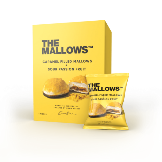 Caramel Filled Mallows + Sour Passion Fruit Box